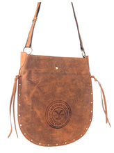 Load image into Gallery viewer, YELLOWSTONE AMBER FRONTIER STUDDED SLING BAG