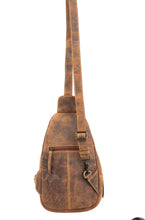 Load image into Gallery viewer, Myra bag Western Fork Sling Bag Leather