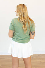 Load image into Gallery viewer, Rib Knit Polo Top, Sage Green: Green / L