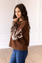 Load image into Gallery viewer, Festive Fawn Sweater: Brown / X-Small