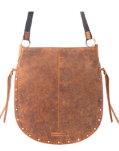Load image into Gallery viewer, YELLOWSTONE AMBER FRONTIER STUDDED SLING BAG