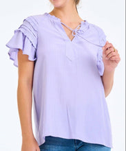 Load image into Gallery viewer, Beautiful Lavender Blouse top