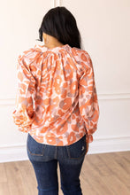 Load image into Gallery viewer, Coral Jungle Queen Leopard Top: Orange / X-Small