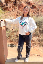 Load image into Gallery viewer, Casanova Sequin Fringe Sweater: Medium