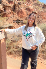 Load image into Gallery viewer, Casanova Sequin Fringe Sweater: Medium