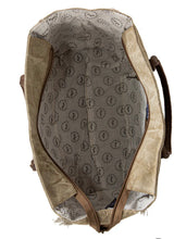 Load image into Gallery viewer, Myra Bag French Countryside Patchwork Weekender Bag  Travel Shoulder Bag