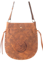Load image into Gallery viewer, YELLOWSTONE AMBER FRONTIER STUDDED SLING BAG