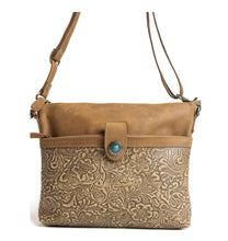 Load image into Gallery viewer, Myra Bag FENNINGTON LEATHER BAG IN CARAMEL