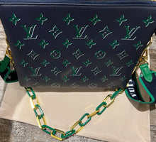Load image into Gallery viewer, Fashion Crossbody Bag Shoulder Bag Handbag Navy Blue Green