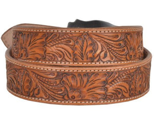 Myra Bag Brisk Leaves Hand-Tooled Leather Belt