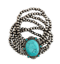 Load image into Gallery viewer, Western ORACLE STONE STRAND BRACELET
