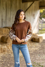Load image into Gallery viewer, Festive Fawn Sweater: Brown / X-Small
