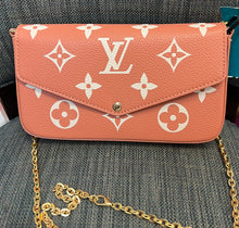 Load image into Gallery viewer, fashion pebble leather handbag shoulder bag crossbody purse 3pc set pink