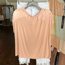 Load image into Gallery viewer, Charlie B Satin V-Neck Dolman Top In Pearl