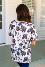 Load image into Gallery viewer, Mooving On Short Sleeves T-Shirt, Cow Print: Cowprint / Large