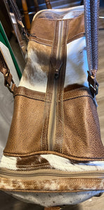 Myra Bag Travel Duffel Bag Hairon Leather