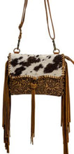 Load image into Gallery viewer, Myra Bag Magby Leather &amp; Hairon Bag Crossbody S- 6724