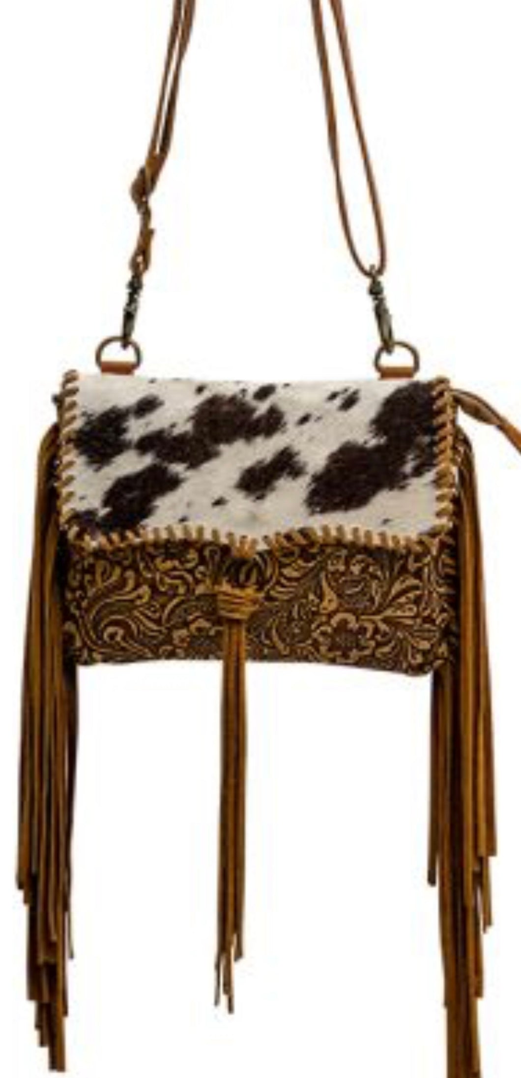 Myra Bag Magby Leather & Hairon Bag Crossbody S- 6724