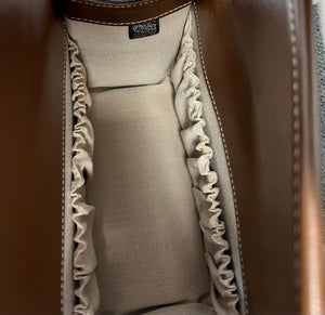 Fashion Leather trim crossbody handbag shoulder bag crossbody