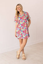 Load image into Gallery viewer, The Cara Dress, Floral: Multi / S