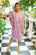 Load image into Gallery viewer, The Nicole Dress, Abstract Stripe: Multi / S