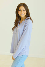 Load image into Gallery viewer, Purple Waffle Knit Top: Purple / 2XL