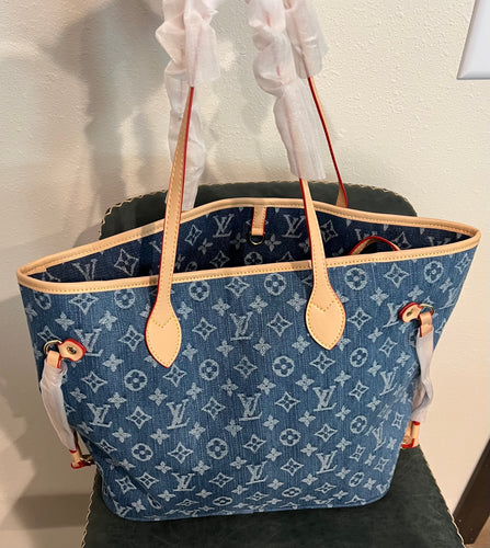 fashion Denim shoulder bag purse handbag shopper bag Tote
