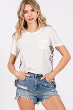 Load image into Gallery viewer, ZT1082 - WOMEN&#39;S SOLID &amp; ANIMAL PRINTED MEDIA TUNIC TOP : Black / L