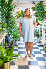 Load image into Gallery viewer, The Nicole Dress, Blue: Blue / L