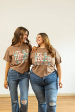Load image into Gallery viewer, Life is a Rodeo Mom Crop, Tan: Beige / 2XL