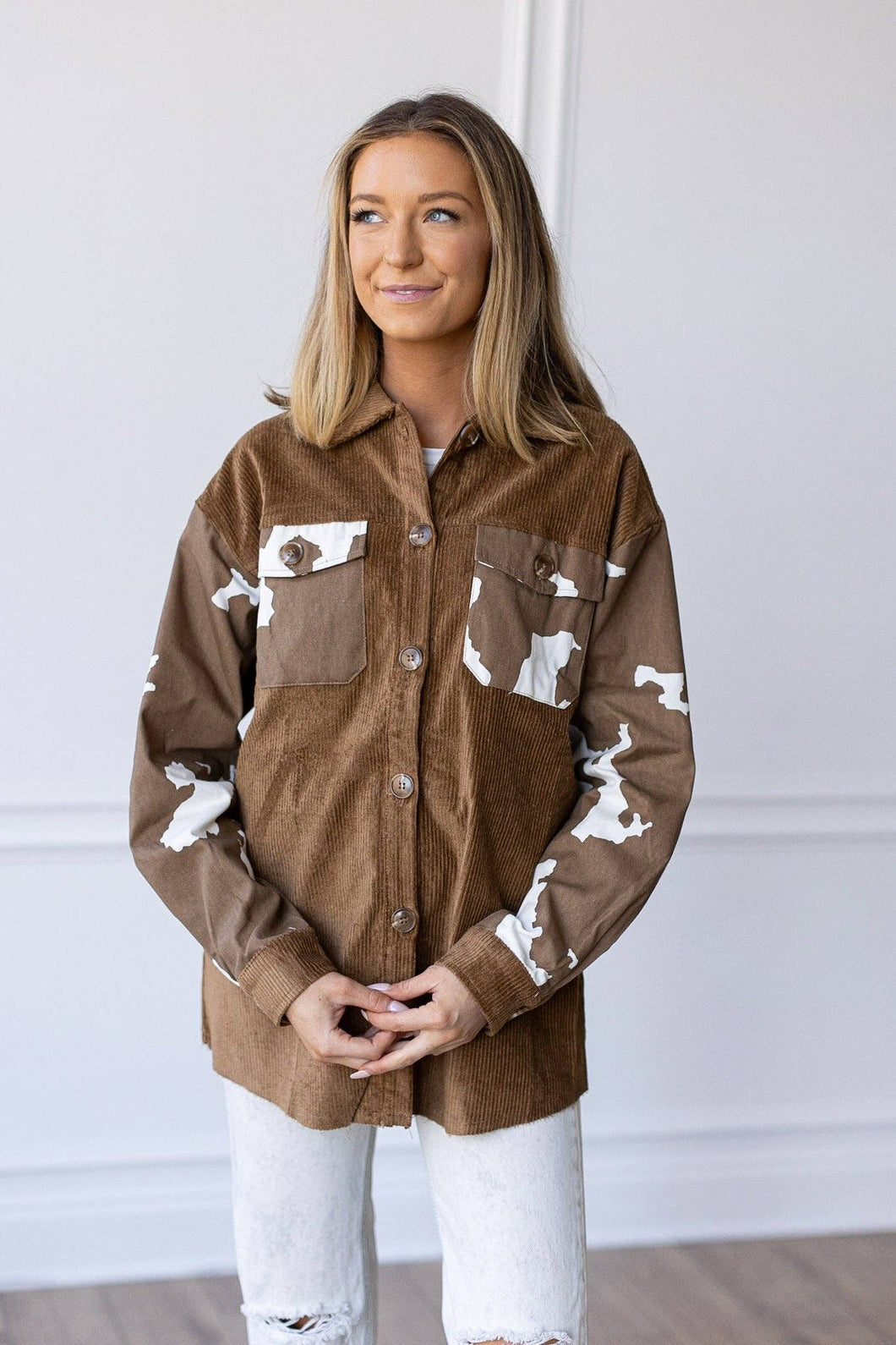 Saddle Up Button Up: Brown / 3X-Large