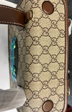 Load image into Gallery viewer, Fashion Leather trim crossbody handbag shoulder bag crossbody