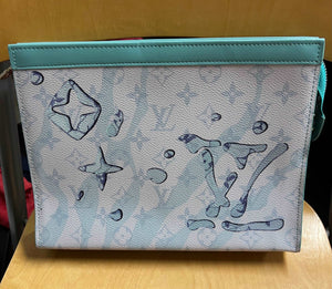 Bag Clutch Aqua Blue