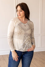 Load image into Gallery viewer, Run The Game Paisley Bandana Slit Side Top: Beige / X-Large