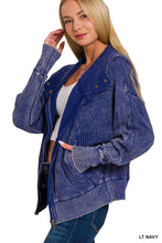 Load image into Gallery viewer, `.Waffle Knit Top Sample: OLIVE-152831 / S/M