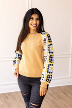 Load image into Gallery viewer, Enchanting Crochet Cozy Sweater: Tan / Small