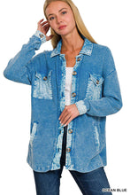 Load image into Gallery viewer, `.Waffle Knit Top Sample: OLIVE-152831 / S/M