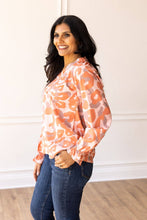 Load image into Gallery viewer, Coral Jungle Queen Leopard Top: Orange / X-Small