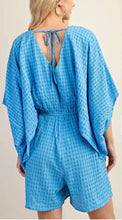 Load image into Gallery viewer, Kimono Sleeve Romper with Top Lining and Elastic Waist