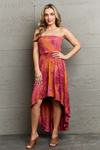 Load image into Gallery viewer, The Mix Sleeveless High Low Tie Dye Dress