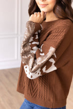 Load image into Gallery viewer, Festive Fawn Sweater: Brown / X-Small