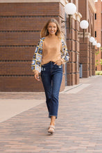 Load image into Gallery viewer, Enchanting Crochet Cozy Sweater: Tan / Small