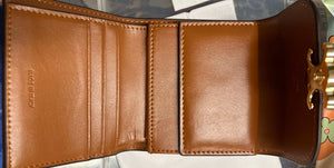 Fashion wallet card holder brown