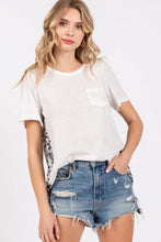 Load image into Gallery viewer, ZT1082 - WOMEN&#39;S SOLID &amp; ANIMAL PRINTED MEDIA TUNIC TOP : Black / S