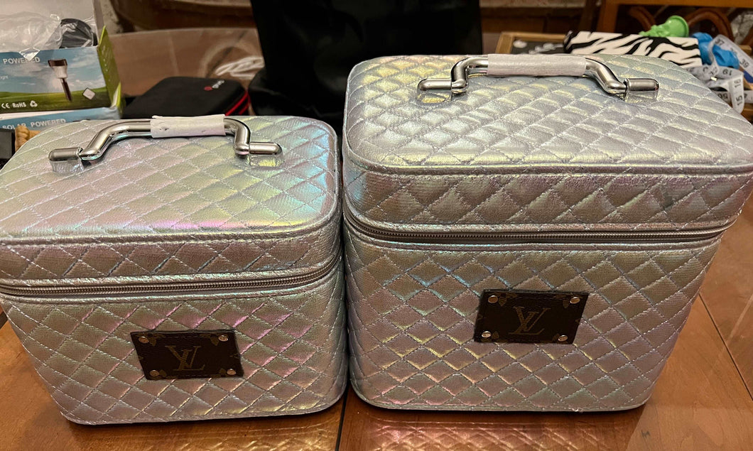 fashion cosmetic case Silver