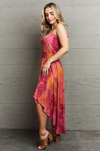 Load image into Gallery viewer, The Mix Sleeveless High Low Tie Dye Dress