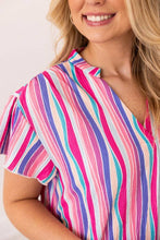 Load image into Gallery viewer, The Nicole Dress, Abstract Stripe: Multi / S
