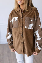 Load image into Gallery viewer, Saddle Up Button Up: Brown / 3X-Large