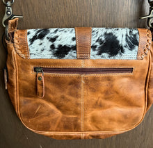 Load image into Gallery viewer, Myra Bag The Tyson Trail Leather Hairon Bag Shoulder Bag Leather crossbody