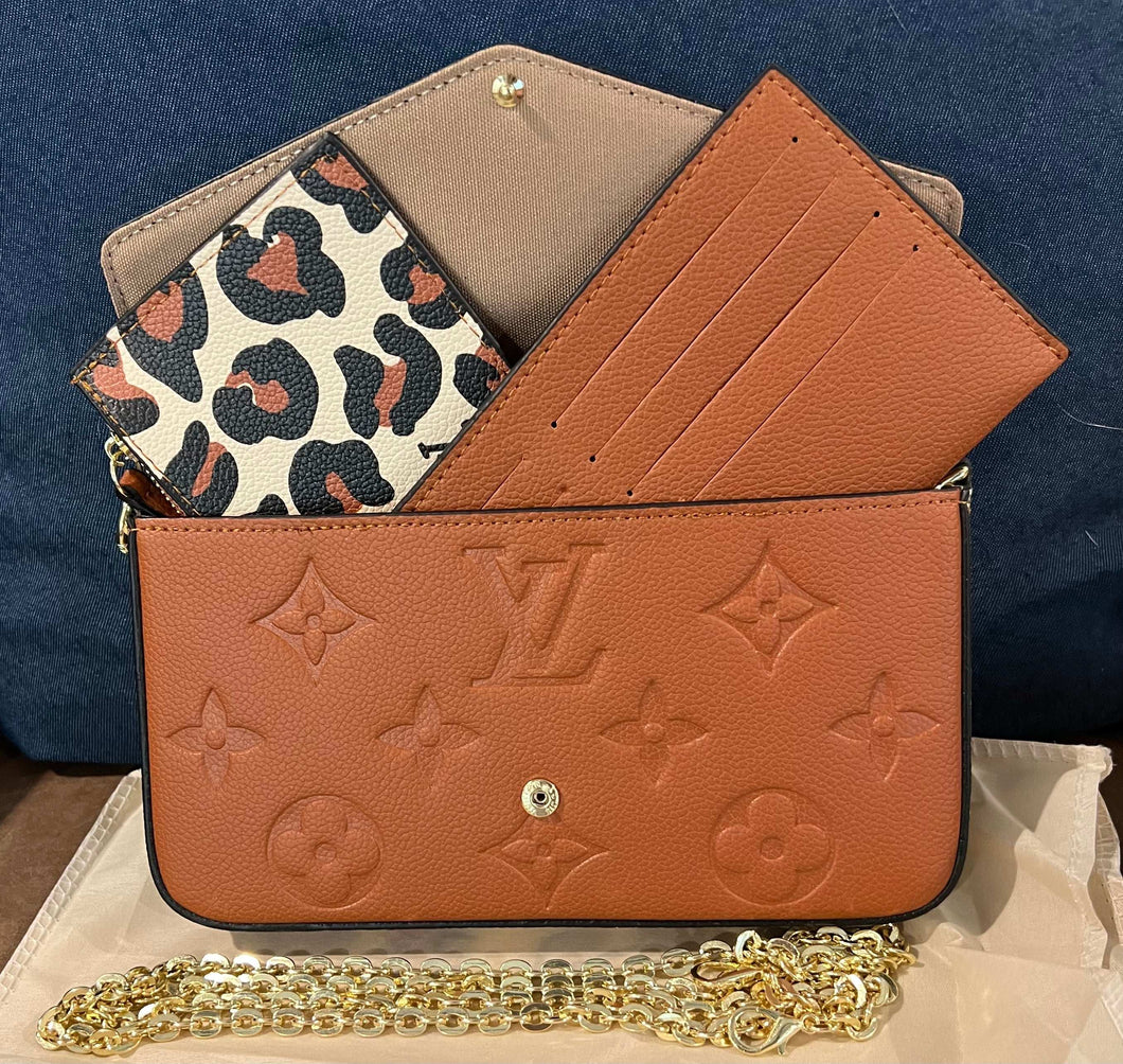 Fashion 3pc bag crossbody bag wallet shoulder bag
